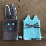 Gants de toilette enfant - ateliers couture - Do it yourself - lyon