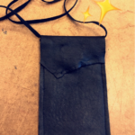 Pochette cuir upcycling - ateliers creatifs